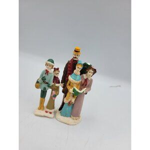 Holiday Time Christmas Village People  Shopping Family Holiday Figurines